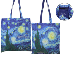 Torba na ramię, składana - V. van Gogh, Gwiaździsta Noc (CARMANI)
