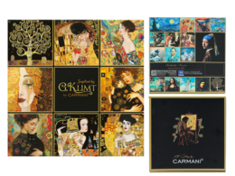 Podkładka szklana - G. Klimt, kolaż (CARMANI)