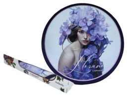 Round table pad - L. Lozano, Lady`s Floral Symphony (Carmani)