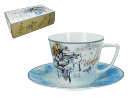 Tazza e piattino - A. Vivaldi, Inverno (CARMANI)