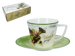 Tazza e piattino - A. Vivaldi, Primavera (CARMANI)