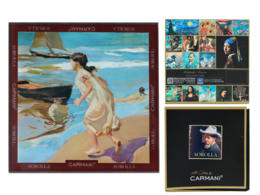 Podkładka szklana - J. Sorolla, Dziewczynka wchodzi do morza (CARMANI)