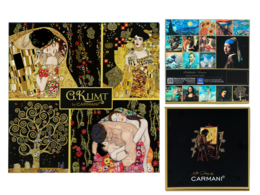Podkładka szklana - G. Klimt, kolaż (CARMANI)
