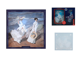 Podkładka szklana - J. Sorolla, Spacer brzegiem morza (CARMANI)