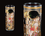 Bicchiere da vodka - G. Klimt. Bacio (CARMANI) + set 4 sottobicchieri in sughero
