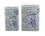 Set of 2 metal tins