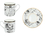Set tazza e piattino - L. Da Vinci, l'Uomo Vitruviano (CARMANI)
