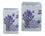 Set of 2 metal tins