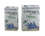 Set of 2 metal tins